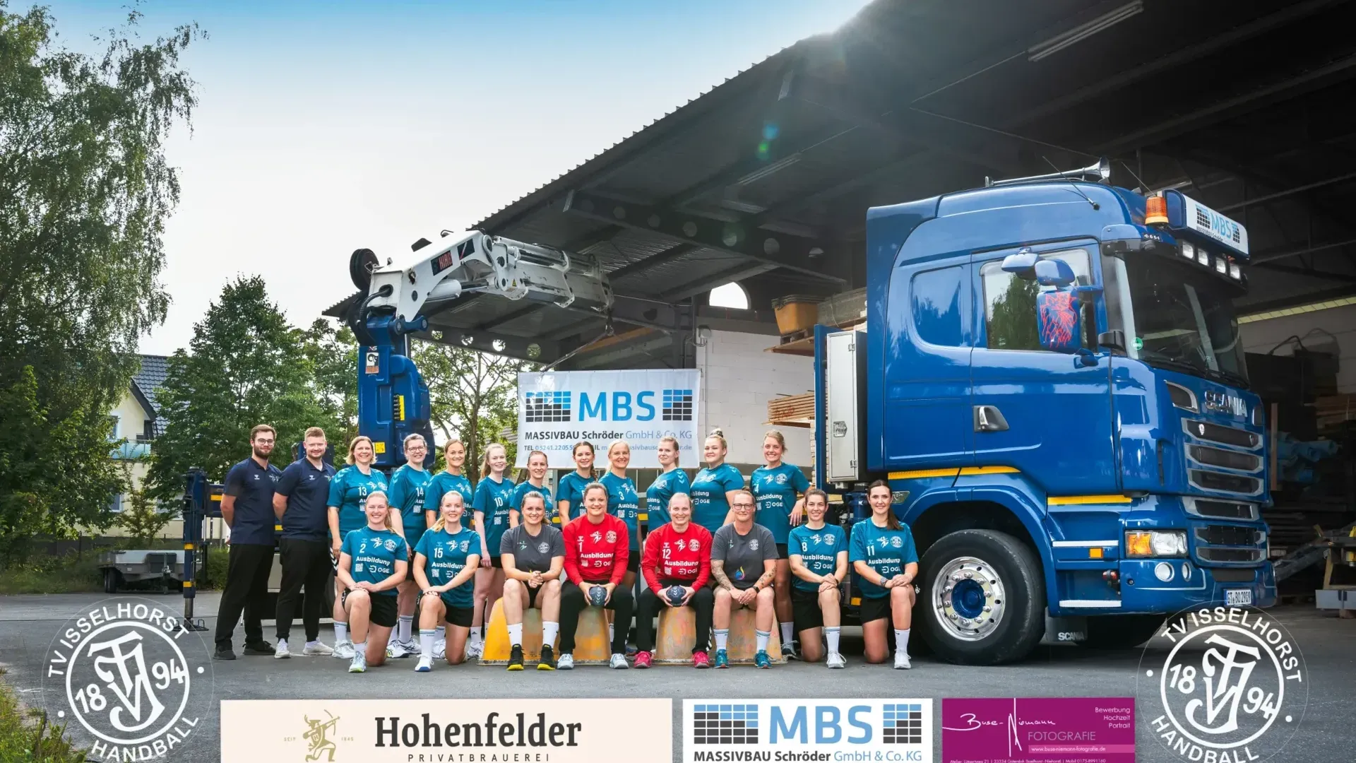 1. Damen (SG Qu Iss), Mannschaftsfoto
